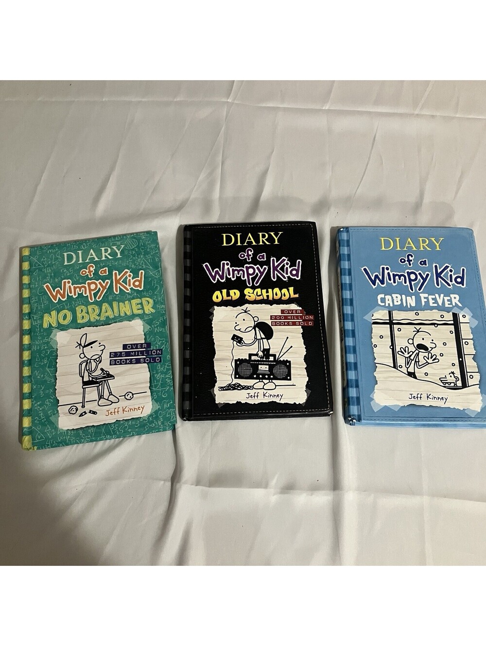 Diary of a Wimpy Kid 3 book set Hardcover #6 #10 #18